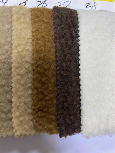 DG-LXF  雙面羊羔絨  幅寬：160CM 克重：300g/m² 細節-4